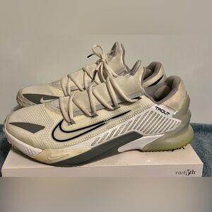 Nike Force Zoom Trout 8 Turf White/Wolf Grey Men’s Basketball Shoe